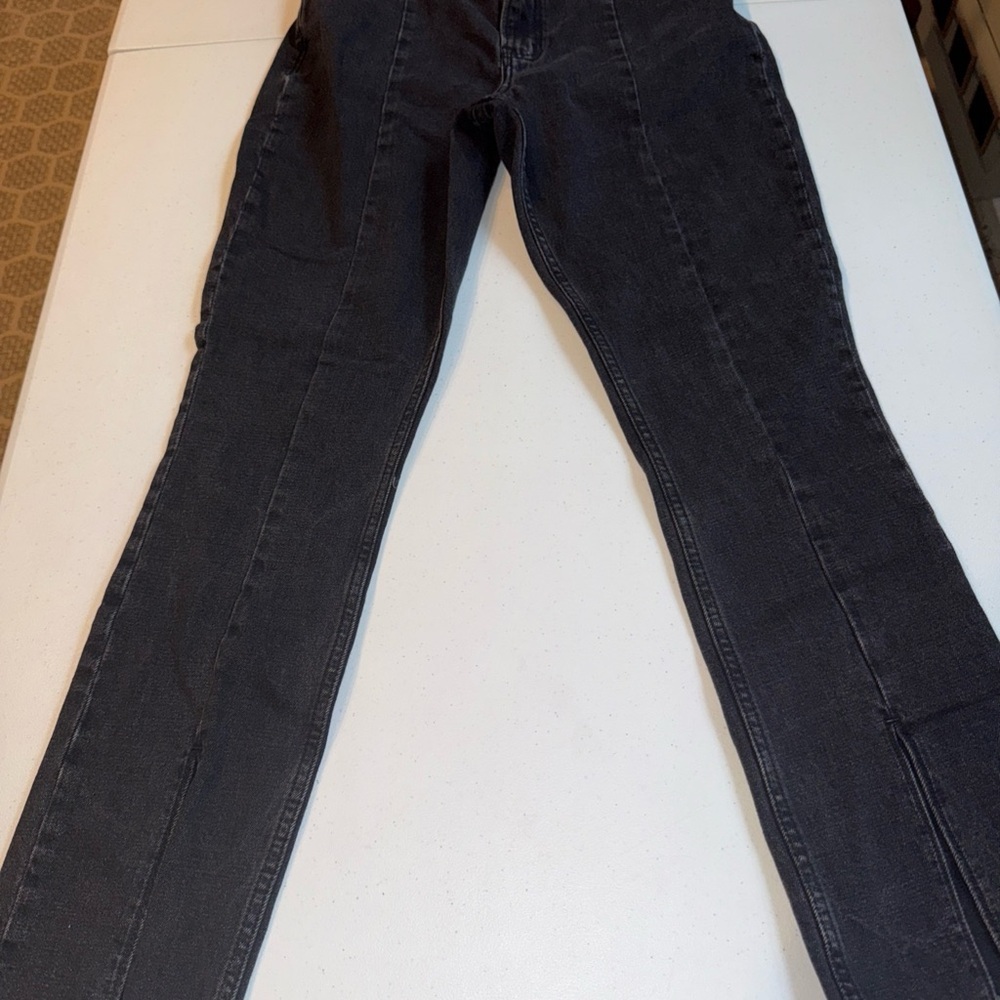 Abercrombie &‎ fitch curve love the skinny high rise jeans womens sz 6/28R black